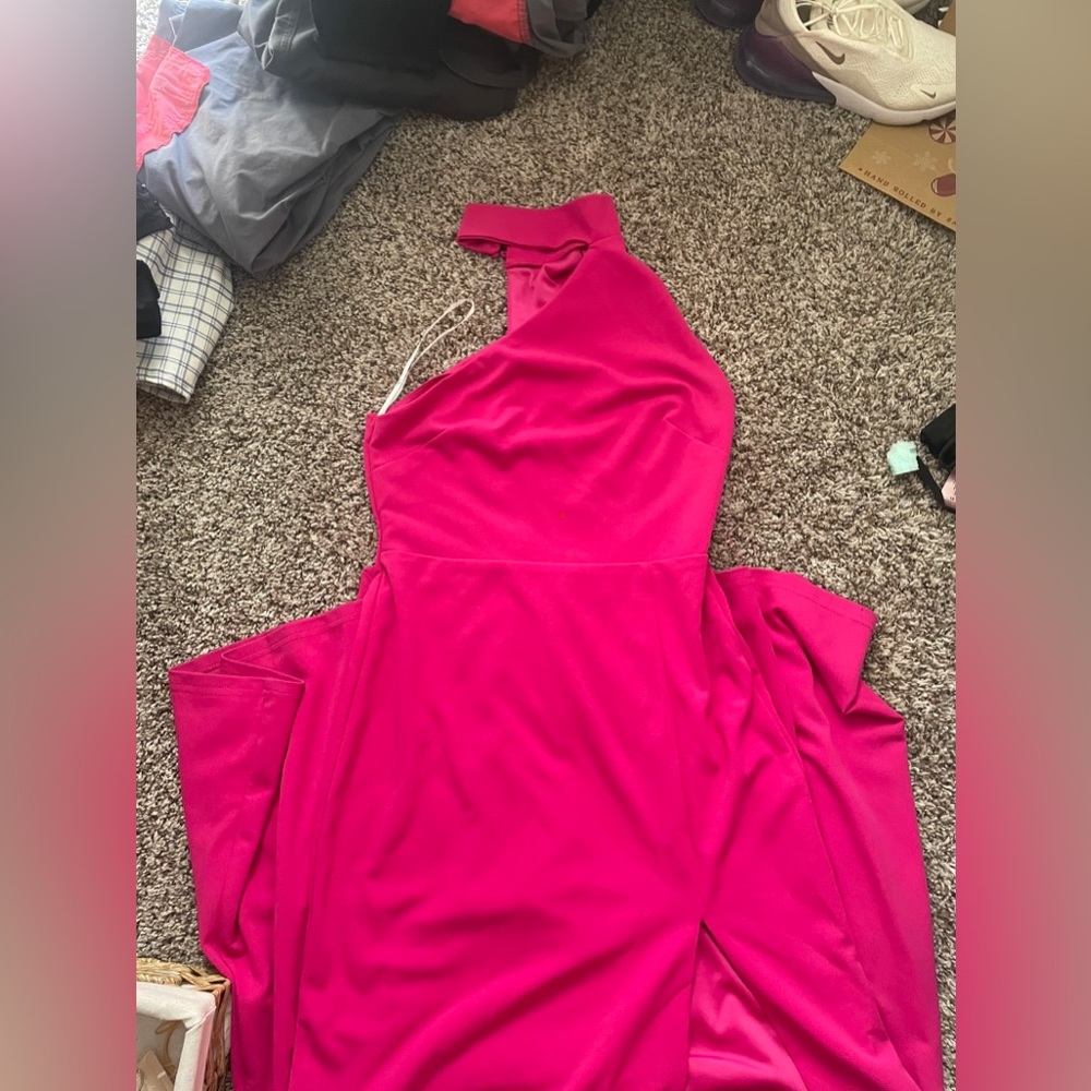 Pink lulus bridesmaid or prom dress!